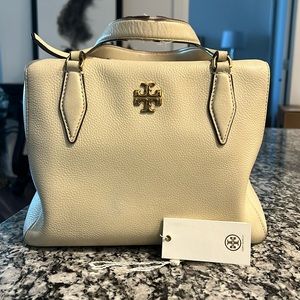 TB Kira pebbled satchel